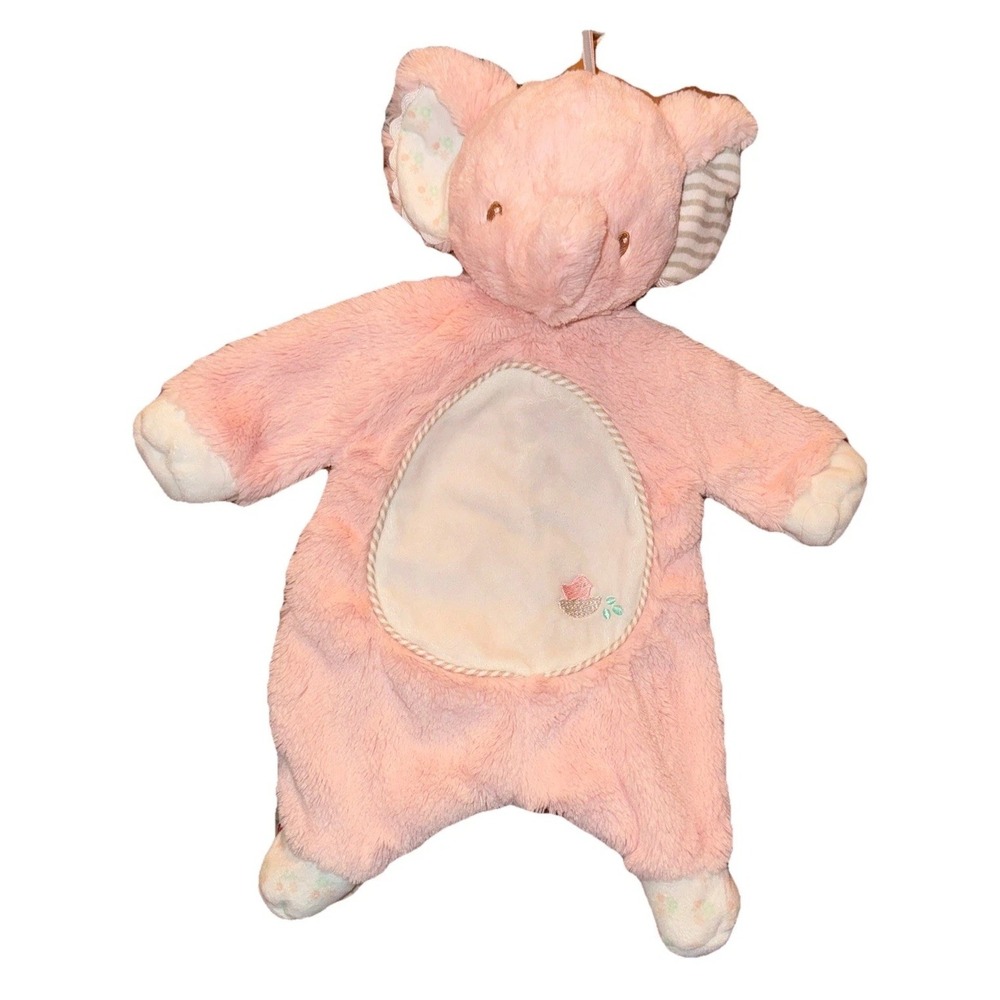 Douglas Baby Sshlumpie Lovey Security Blanket Plush Pink Soft Embroidered  Tags